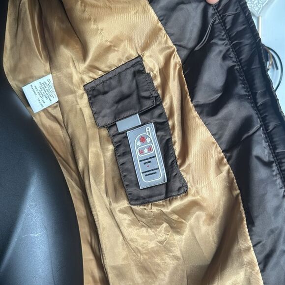 Jessica Simpson S Small Womens Down Filled Jacket Coat Brown Chocolate Parka - Picture 9 of 9